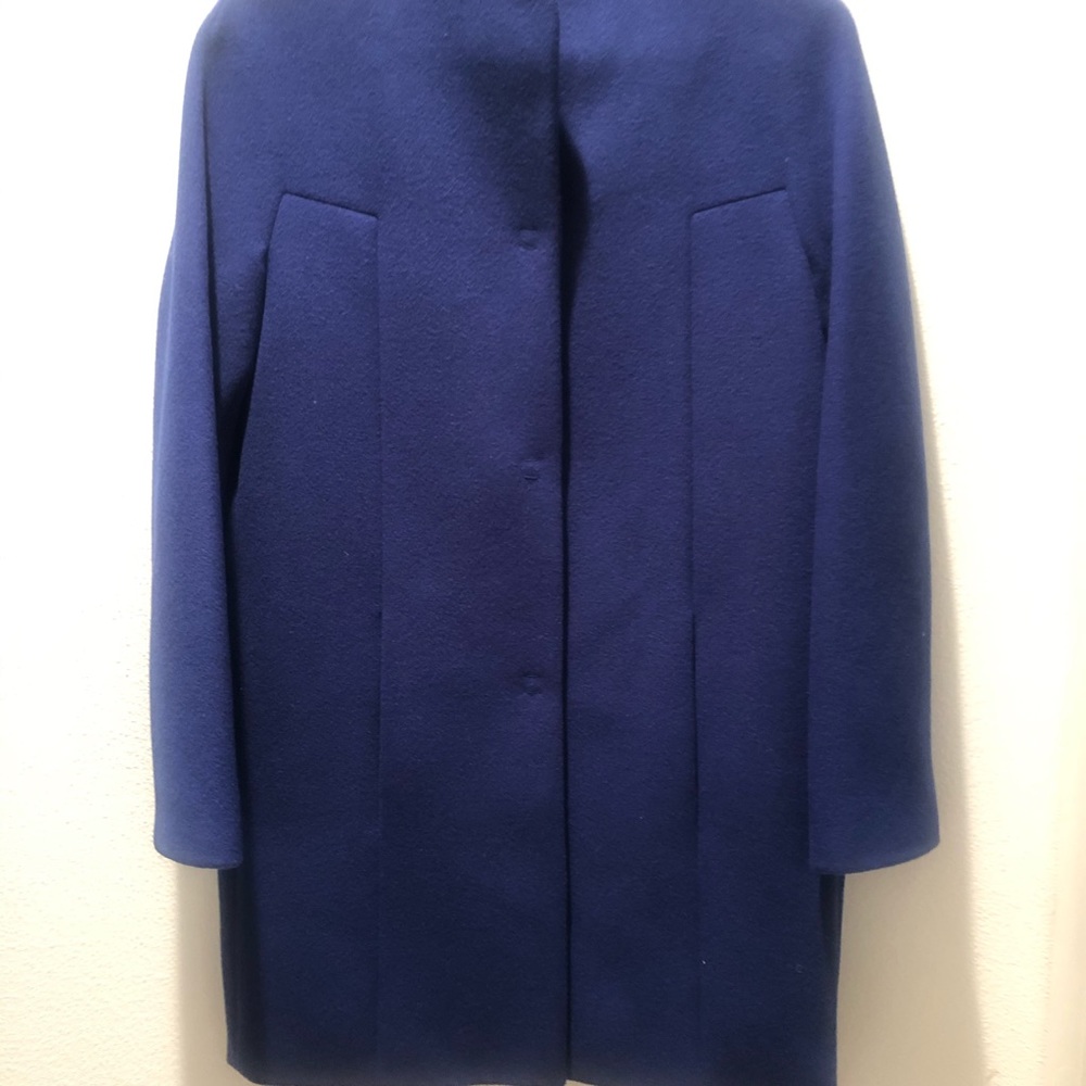 NWOT Elie Tahari wool coat, xs, new, sapphire blue